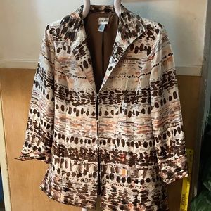 Multi print Blazer by Chico
